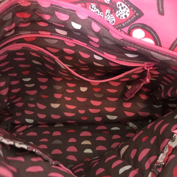 Pink Flower Vera Bradley Bag - Picture 3 of 4